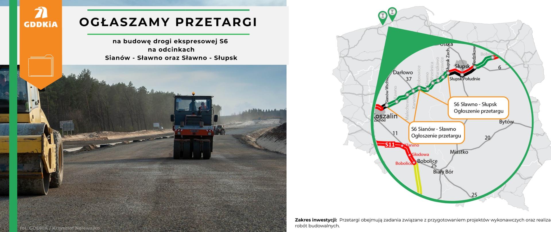 Ogłaszamy dwa przetargi na S6