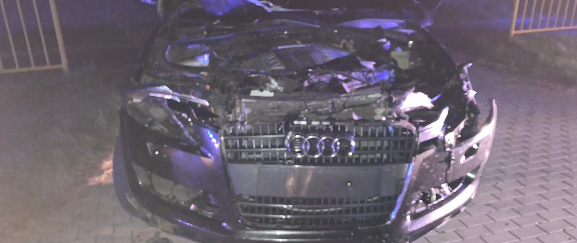 Zderzenie z łosiem w m. Wiksin