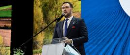 Podsekretarz stanu Adam Nowak podczas uroczystego otwarcia Europejskiego Kongresu Odnowy i Rozwoju Wsi