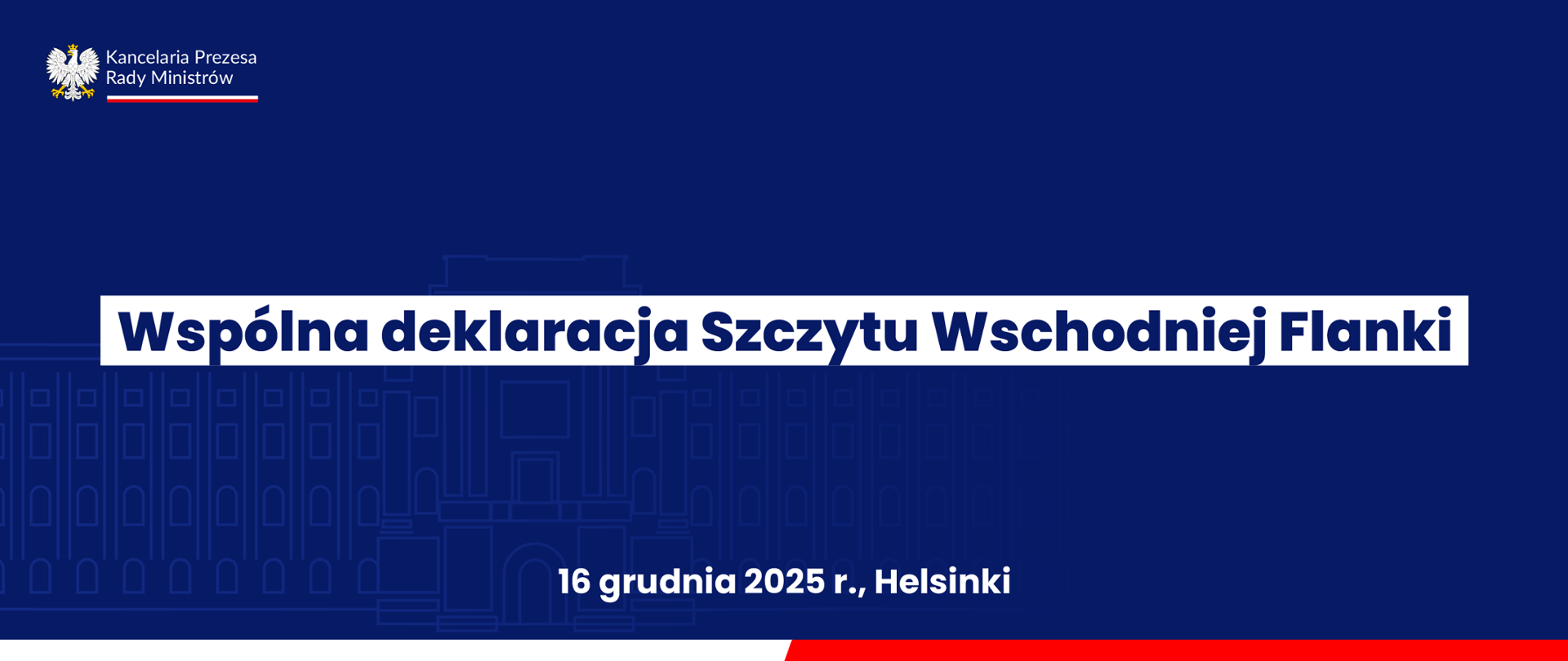 Wspólna deklaracja Szczytu Wschodniej Flanki