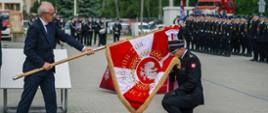 Uroczystość nadania sztandaru oraz otwarcie nowej siedziby Komendy Powiatowej PSP w Cieszynie