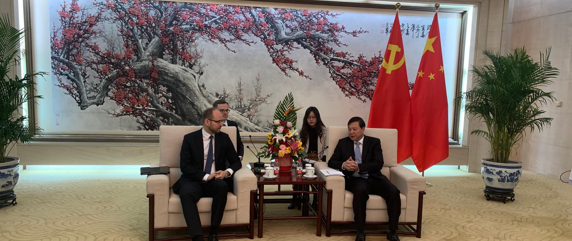 Wiceminister Marcin Przydacz Pekin