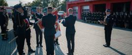 Uroczysta zbiórka w KM PSP we Włocławku (27.07.2023 r.)