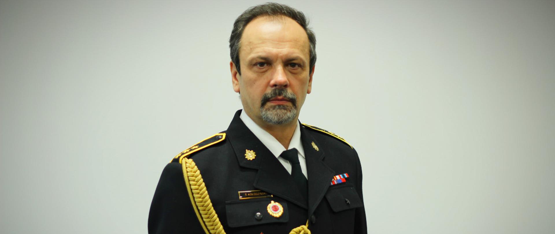 asp. sztab. Tomasz Kołodziński - Zastępca Dowódcy Jednostki Ratowniczo - Gaśniczej w Legionowie