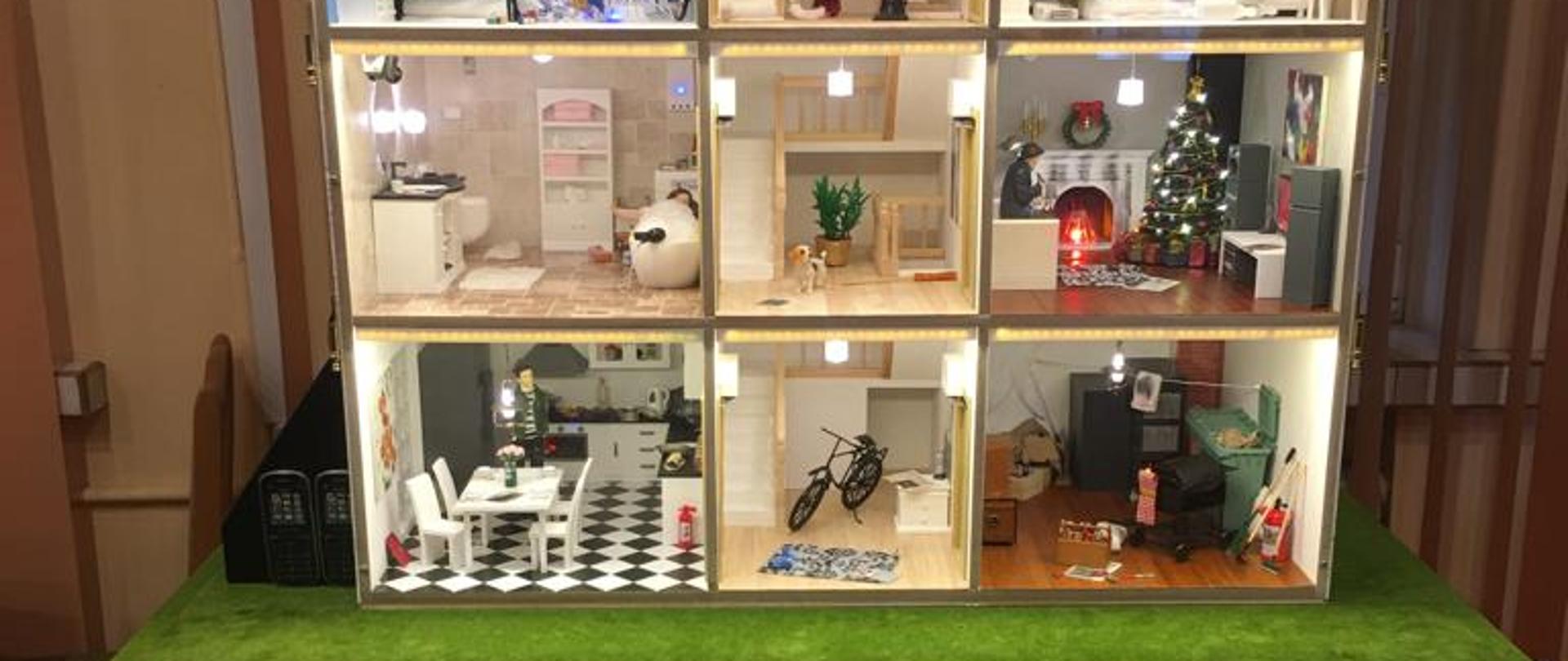 widoczny symulator zagrożeń pożarowych