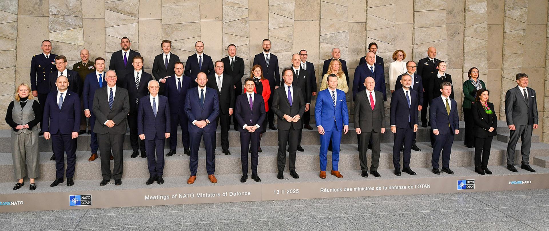 W dniach 12-13 lutego 2025 r., wicepremier - minister obrony narodowej Władysław Kosiniak – Kamysz przebywał w Kwaterze Głównej NATO w Brukseli. Fot. st. kpr. Wojciech Król/MON