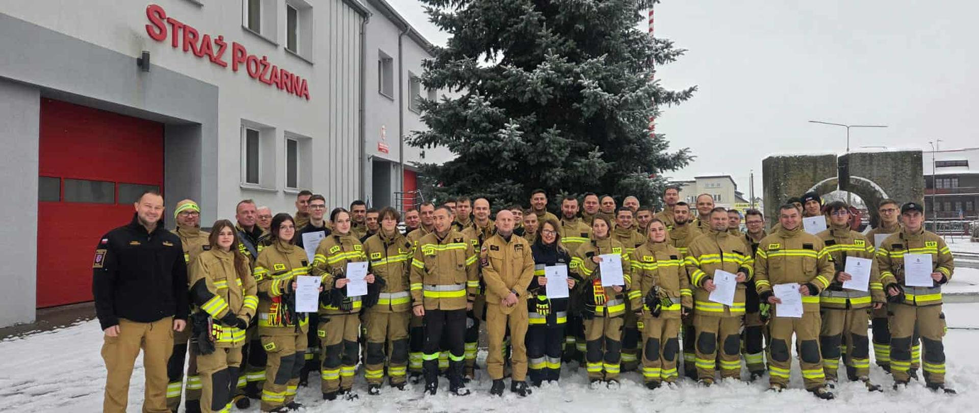 Zakończenie szkolenia podstawowego strażaków ratowników OSP