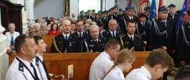 Jubileusze 60-lecia powstania OSP w Dzięciołach Bliższych - 5.05.2024 r. - trwa uroczysta msza św.,