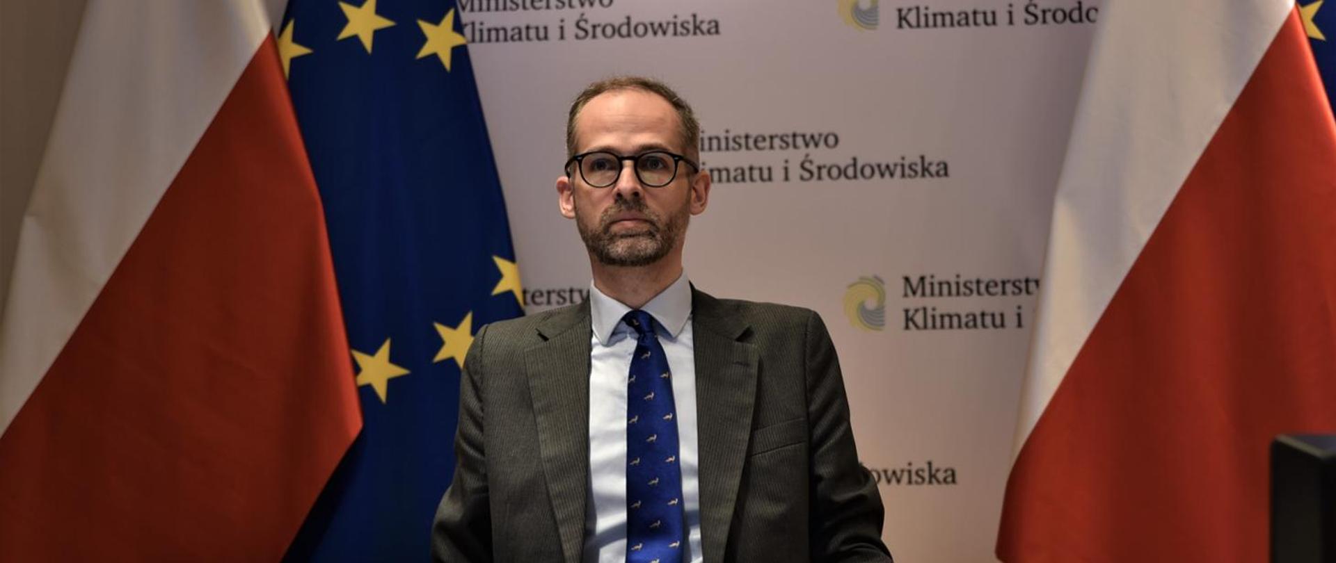 Wiceminister klimatu i środowiska Adam Guibourgé-Czetwertyński 