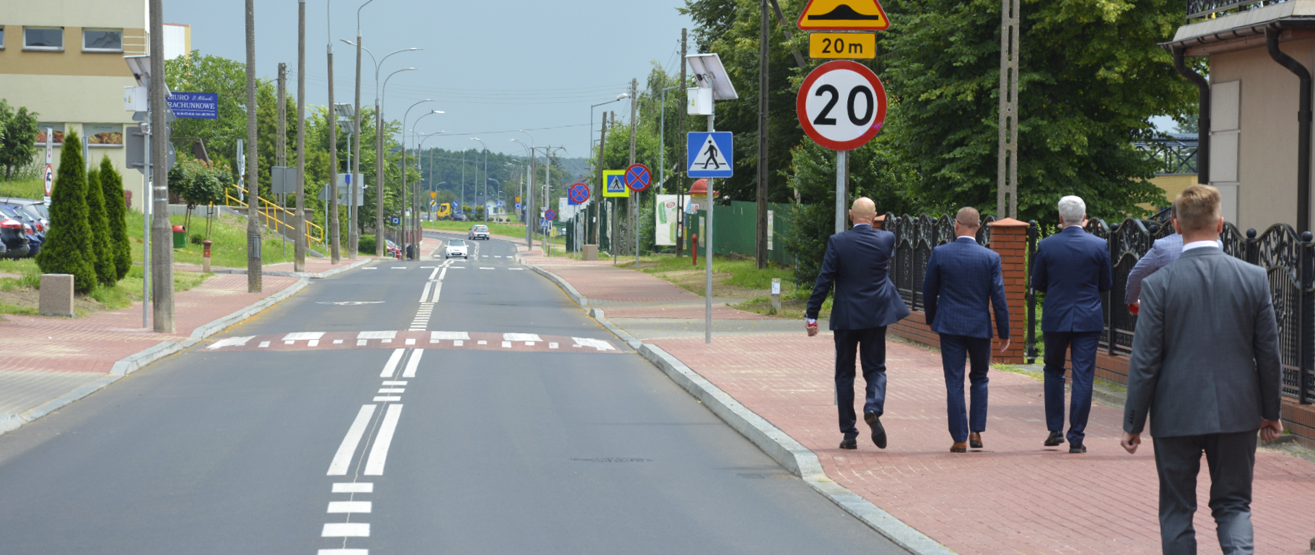 Otwarcie ul. Kardynała Stefana Wyszyńskiego w Zambrowie 