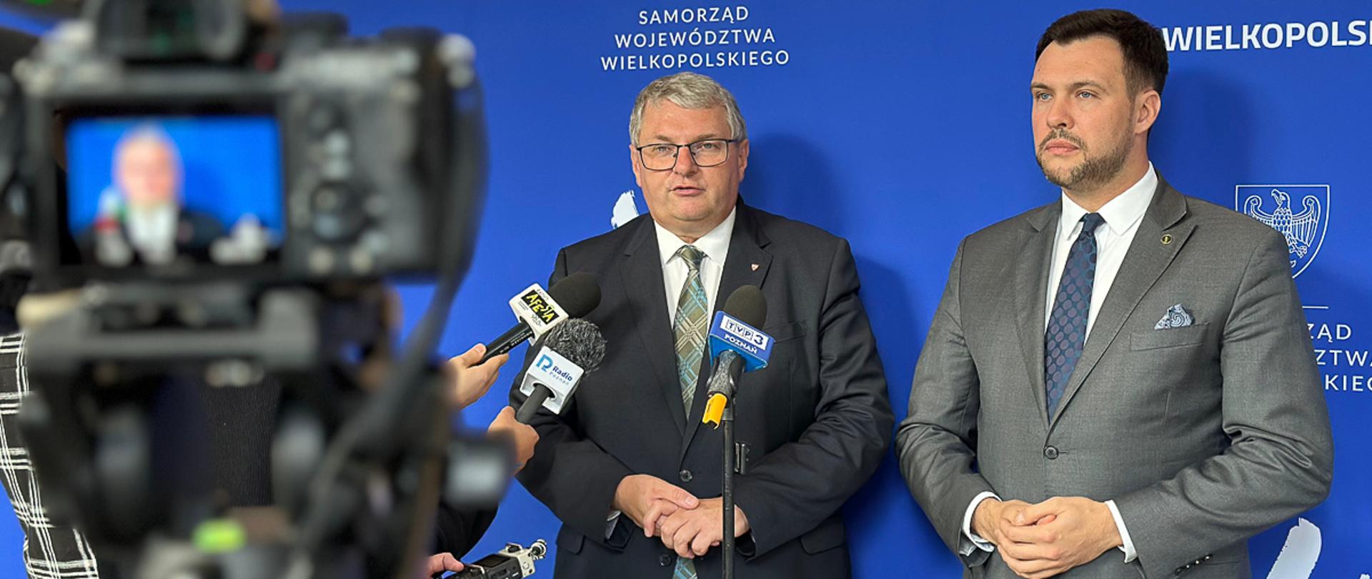 Wiceminister Adam Nowak podczas wypowiedzi