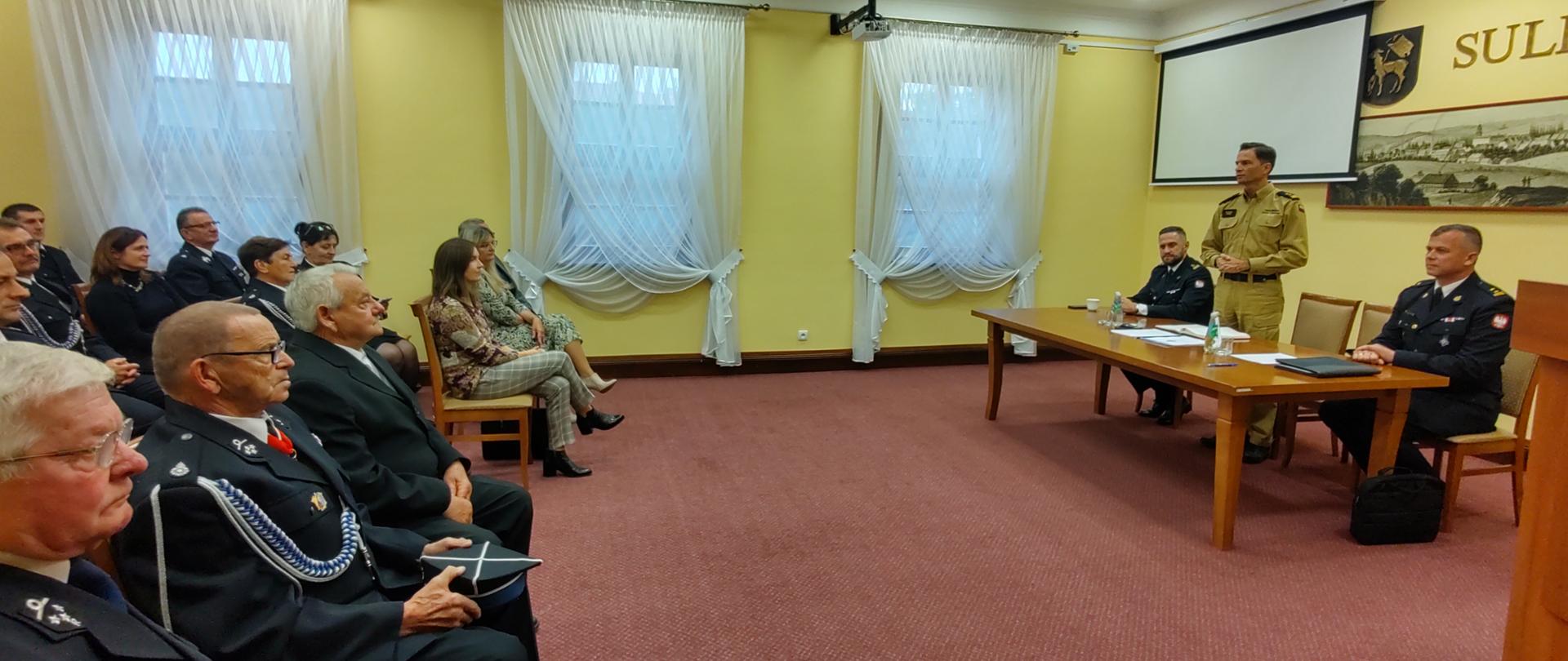 Spotkanie Z-cy Lubuskiego Komendanta Wojewódzkiego PSP z druhami OSP