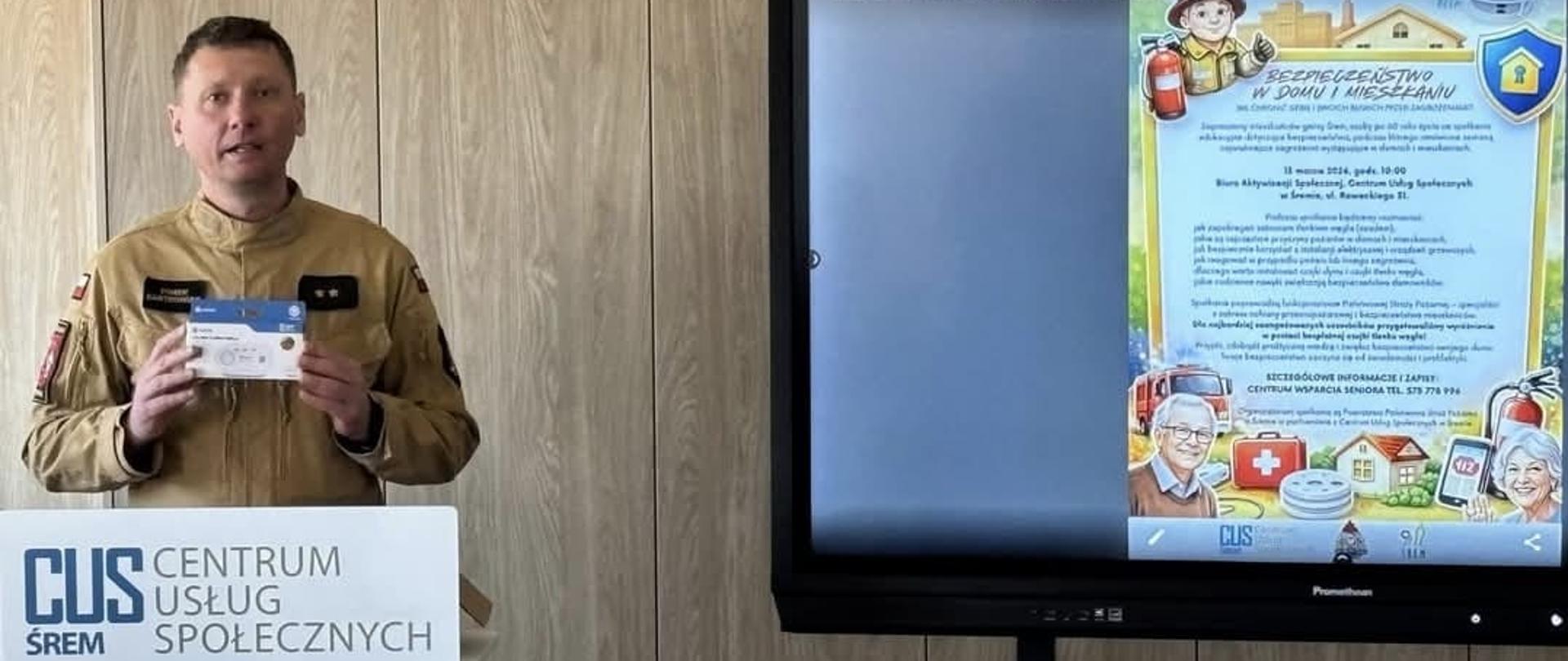 Prelekcja z seniorami w CUS Śrem