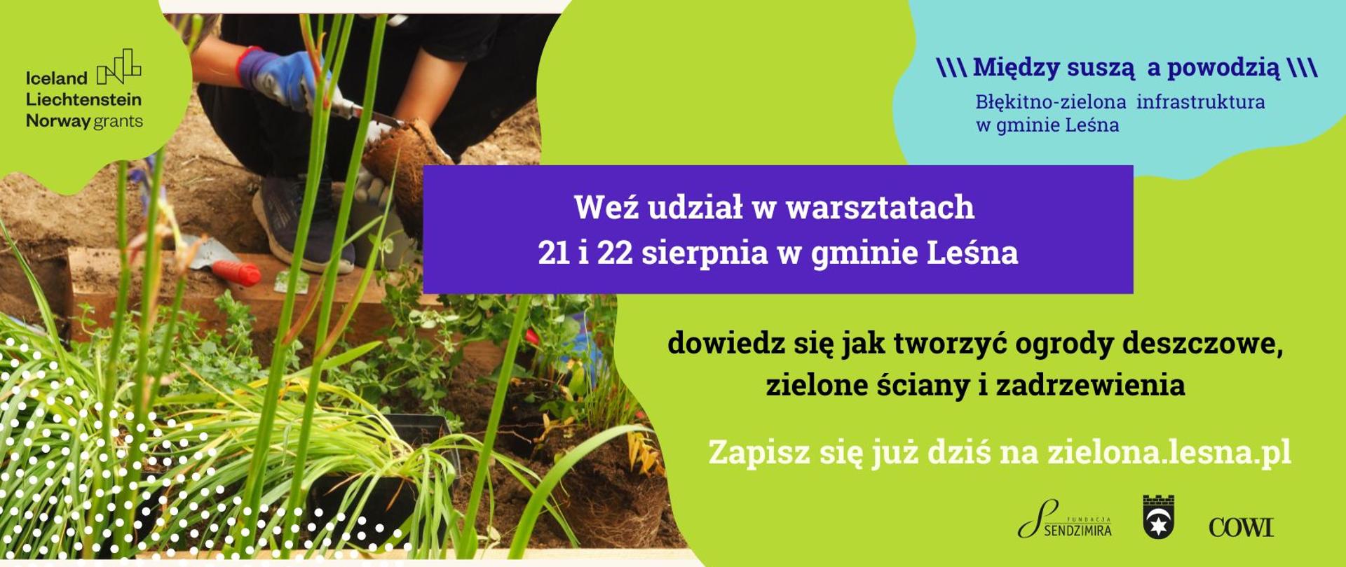 plakat z zaproszeniem na warsztaty
