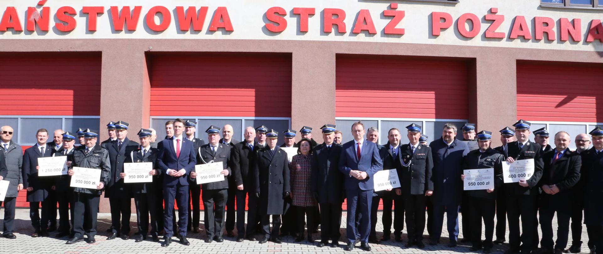 Wręczenie promes dla jednostek OSP