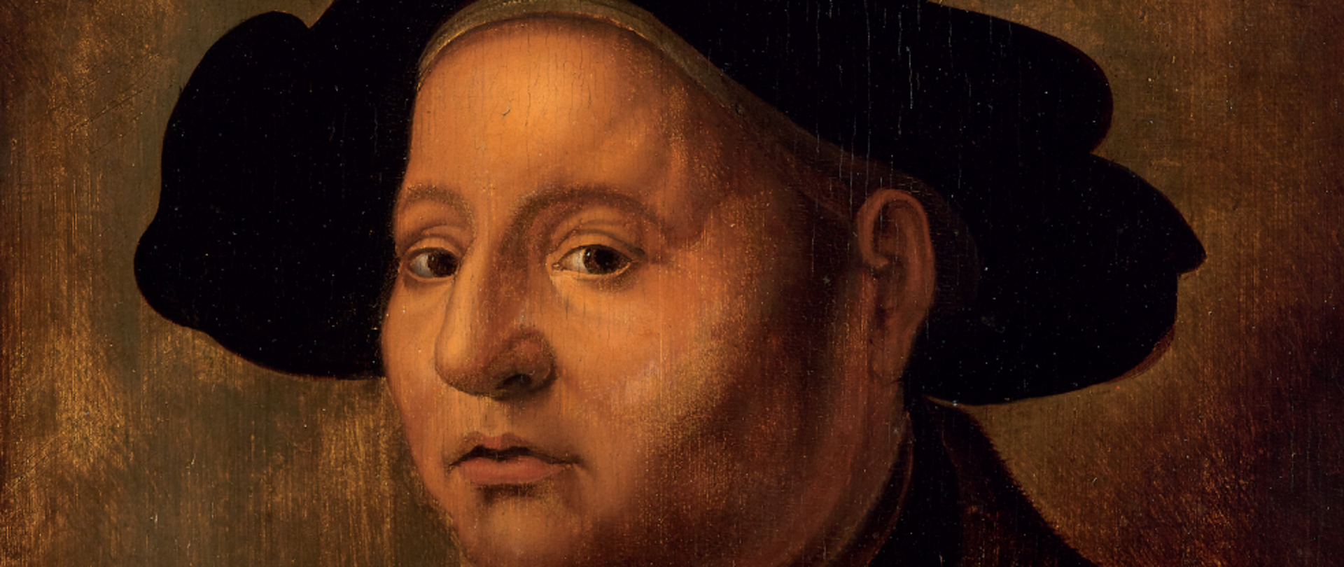 Portrait of Ioannes Dantiscus, oil on oak panel, copy of a painting by a Netherlandish painter after Jan Gossaert? c. 1654.
© Royal Castle in Warsaw - Museum. Photo credit: Małgorzata Niewiadomska.