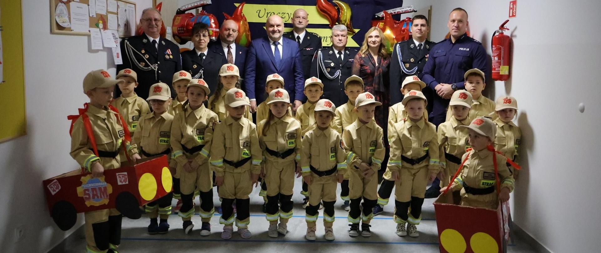 Ślubowanie małych strażaków