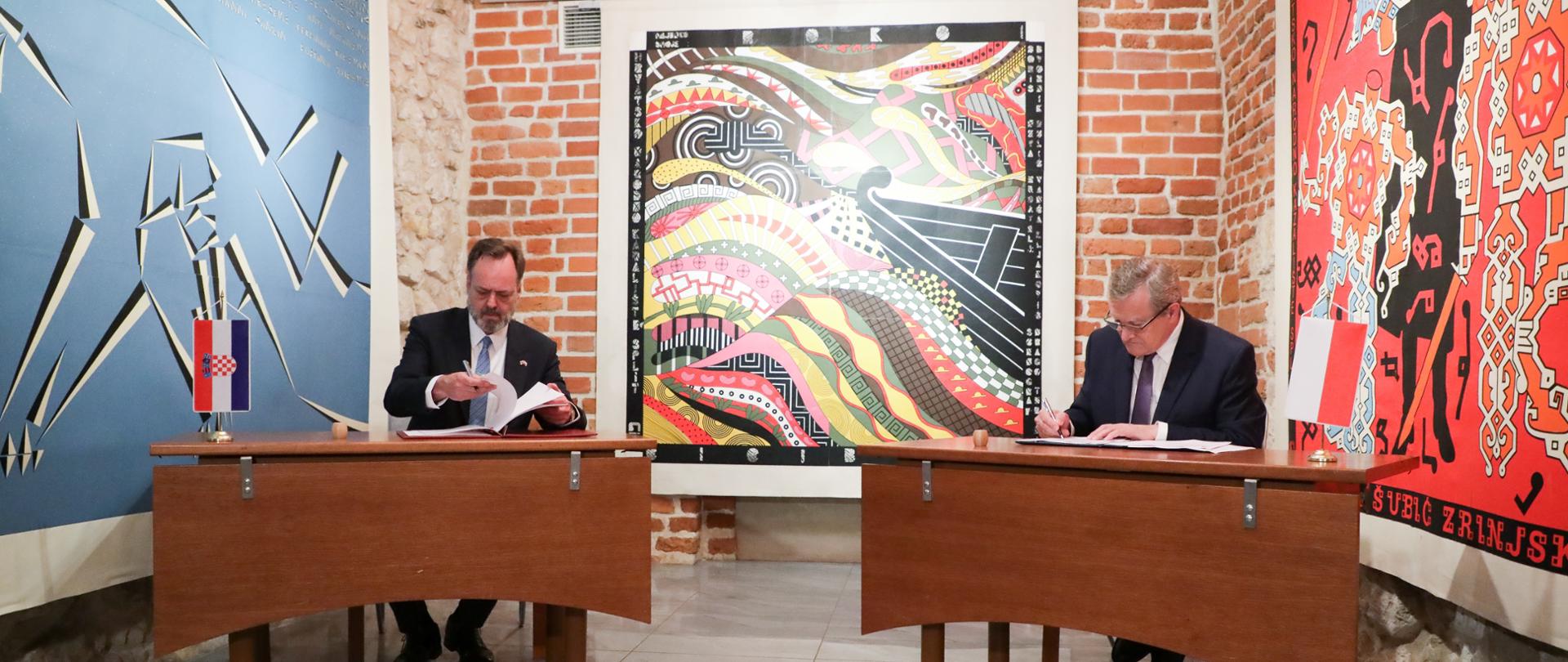 Polska i Chorwacja podpisały program współpracy w obszarze kultury, fot. Danuta Matloch