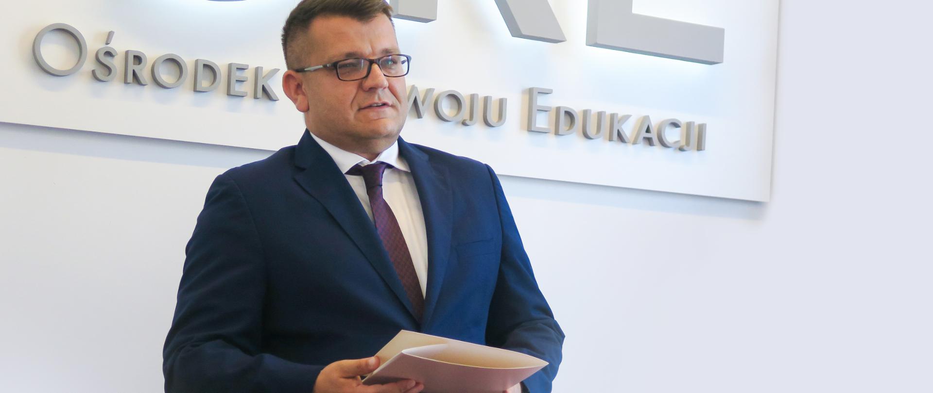 Tomasz Madej dyrektor Ośrodka Rozwoju Edukacji