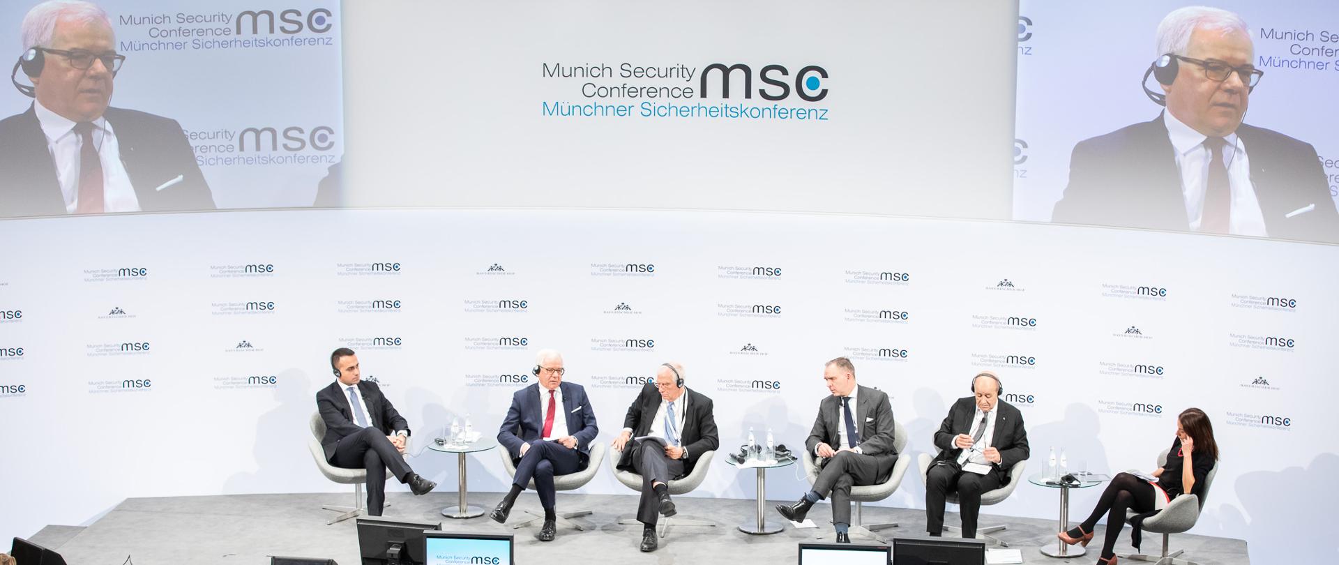 Minister Jacek Czaputowicz wziął udział w Monachijskiej Konferencji Bezpieczeństwa