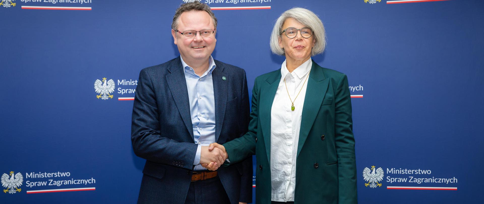 Deputy Minister Andrzej Szejna held talks with EU Special Representative for the Horn of Africa Annette Weber
