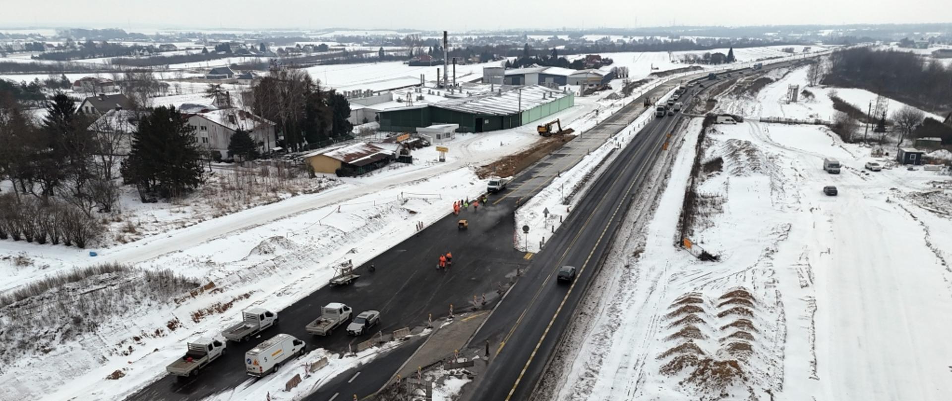 Budowa S19, okolice Ciecierzyna