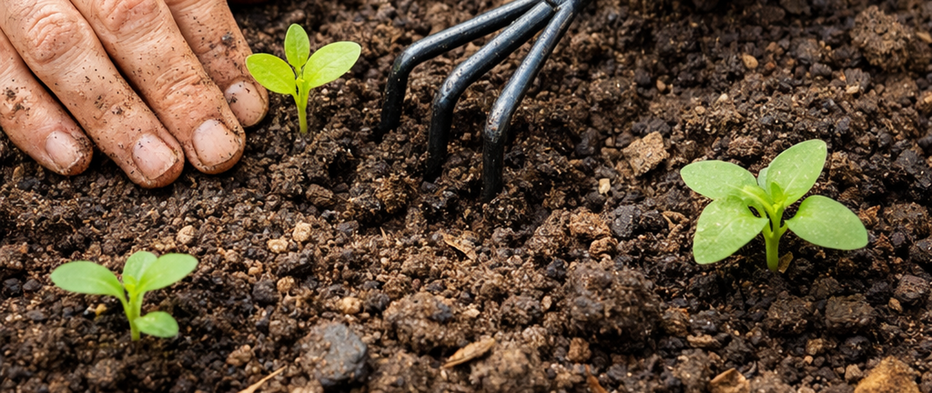 Zdjęcie przedstawiające prace ogrodowe