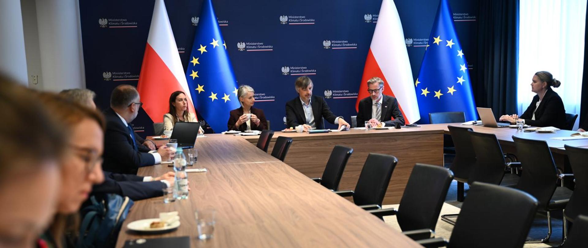 Sekretarz stanu w Ministerstwie Klimatu i Środowiska Krzysztof Bolesta spotkał się z sekretarzem stanu w Ministerstwie Klimatu i Przedsiębiorczości Królestwa Szwecji Danielem Westlénem