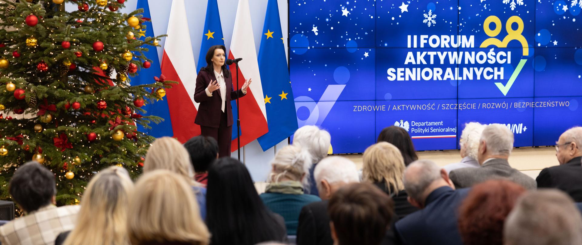 II Forum Aktywności Senioralnych - Sekretarz Stanu Marzena Okła-Drewnowicz 