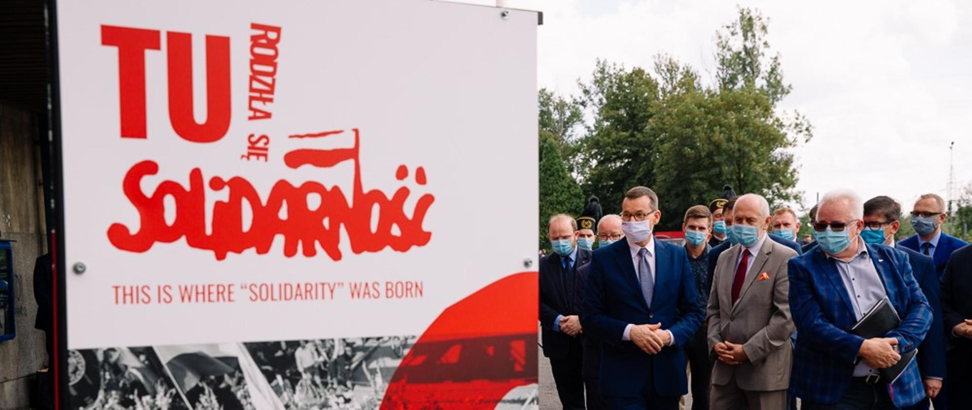 Premier podczas wystawy.