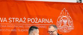 Uroczysta zbiórka z okazji przejścia Komendanta Powiatowego PSP w Wodzisławiu Śląskim st. bryg. Marka Misiury na zaopatrzenie emerytalne