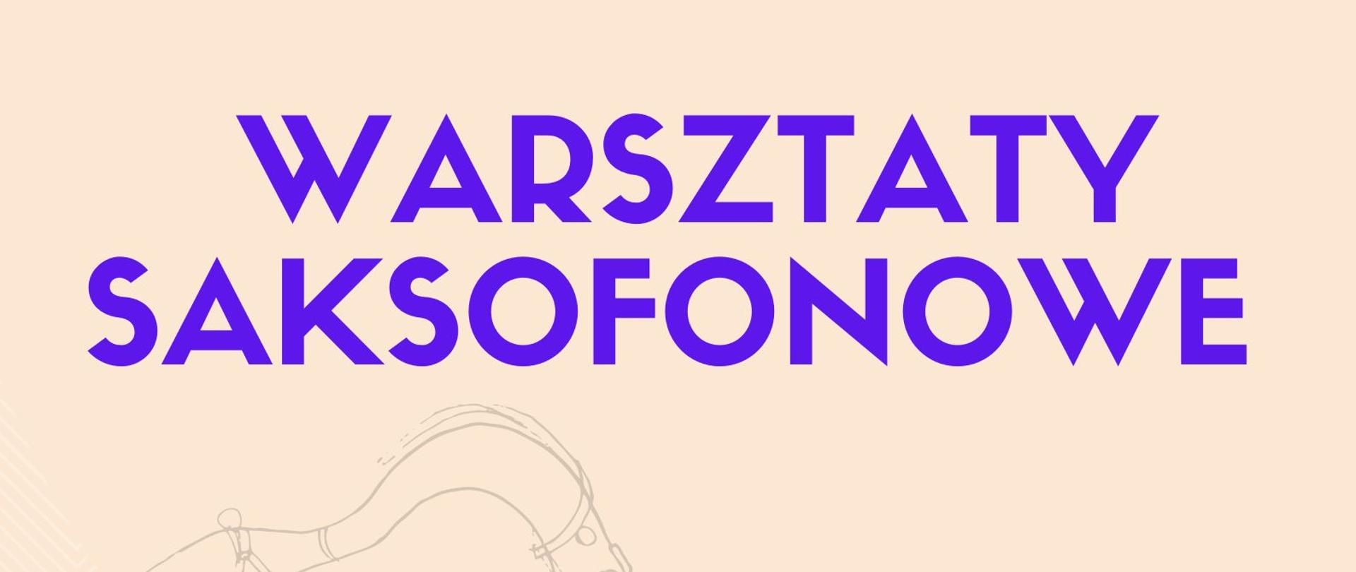 warsztaty saksofonowe