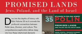 Webinarium pt. „Ziemie obiecane. Żydzi, Polska i Ziemia Izraela”