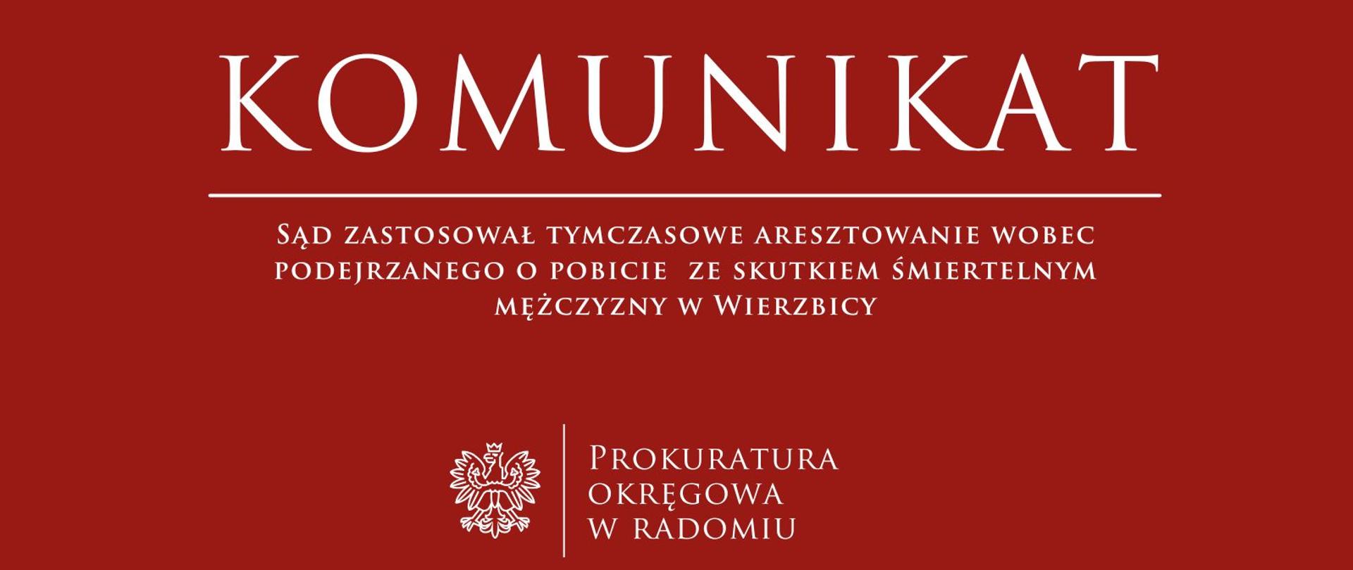 Areszt pobicie Wierzbica