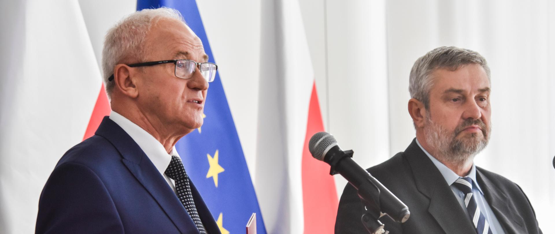 Minister Krzysztof Tchórzewski i Minister Jan Krzysztof Ardanowski