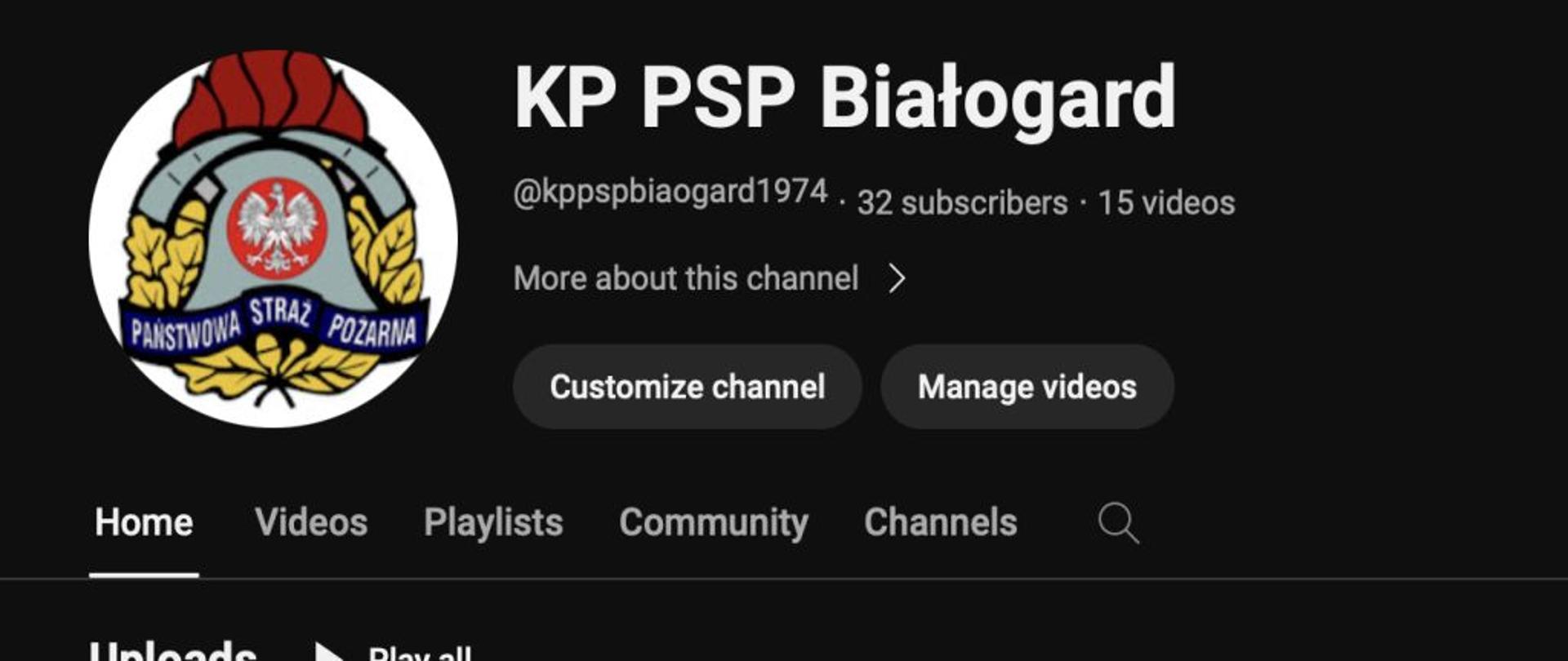 Zrzut ekranu z kanału na yt. Kanał Komendy. Widać screeny z filmów.