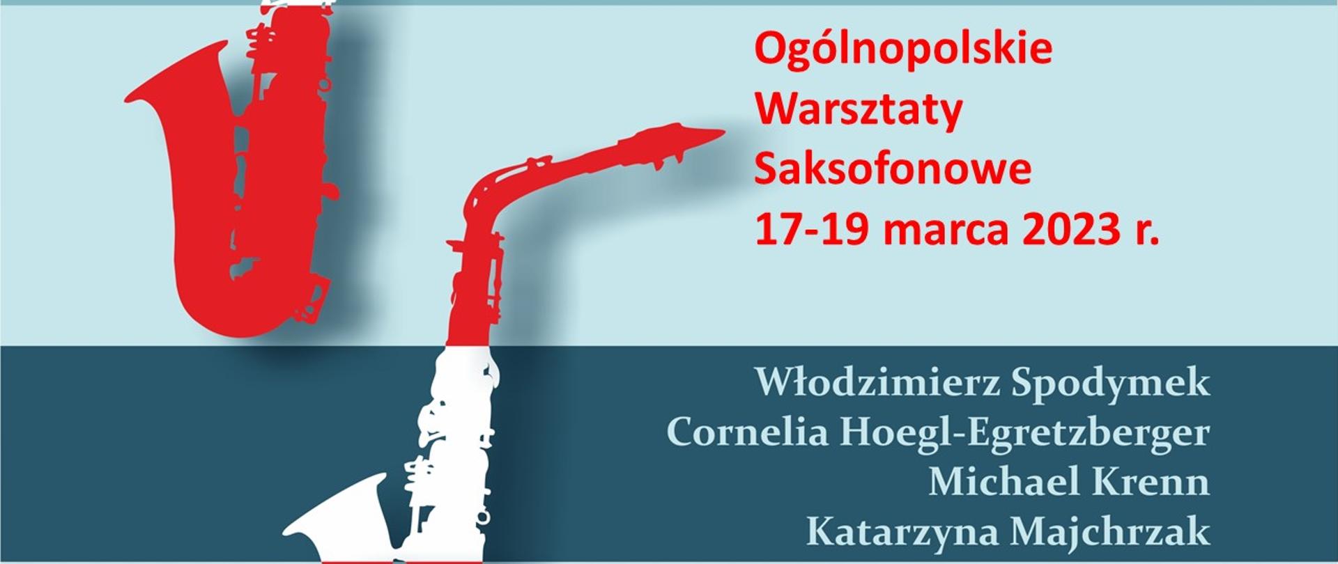 Baner zawierający datę i nazwiska wykładowców