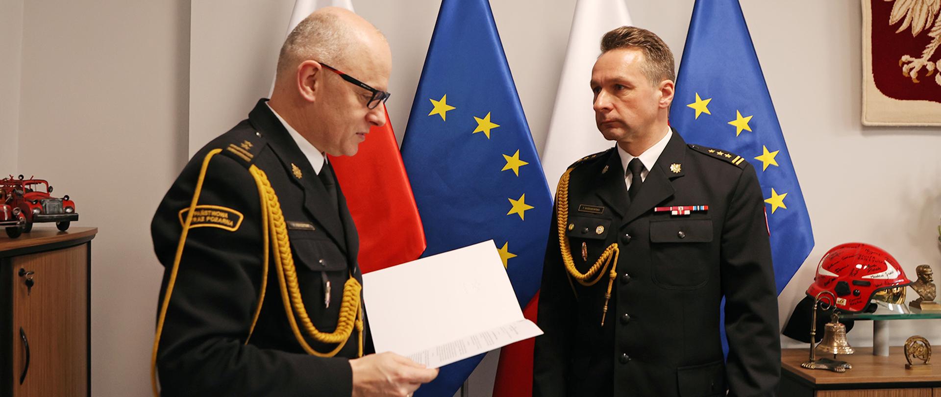 Powierzenie pełnienia obowiązków Zastępcy Wielkopolskiego Komendanta Wojewódzkiego PSP