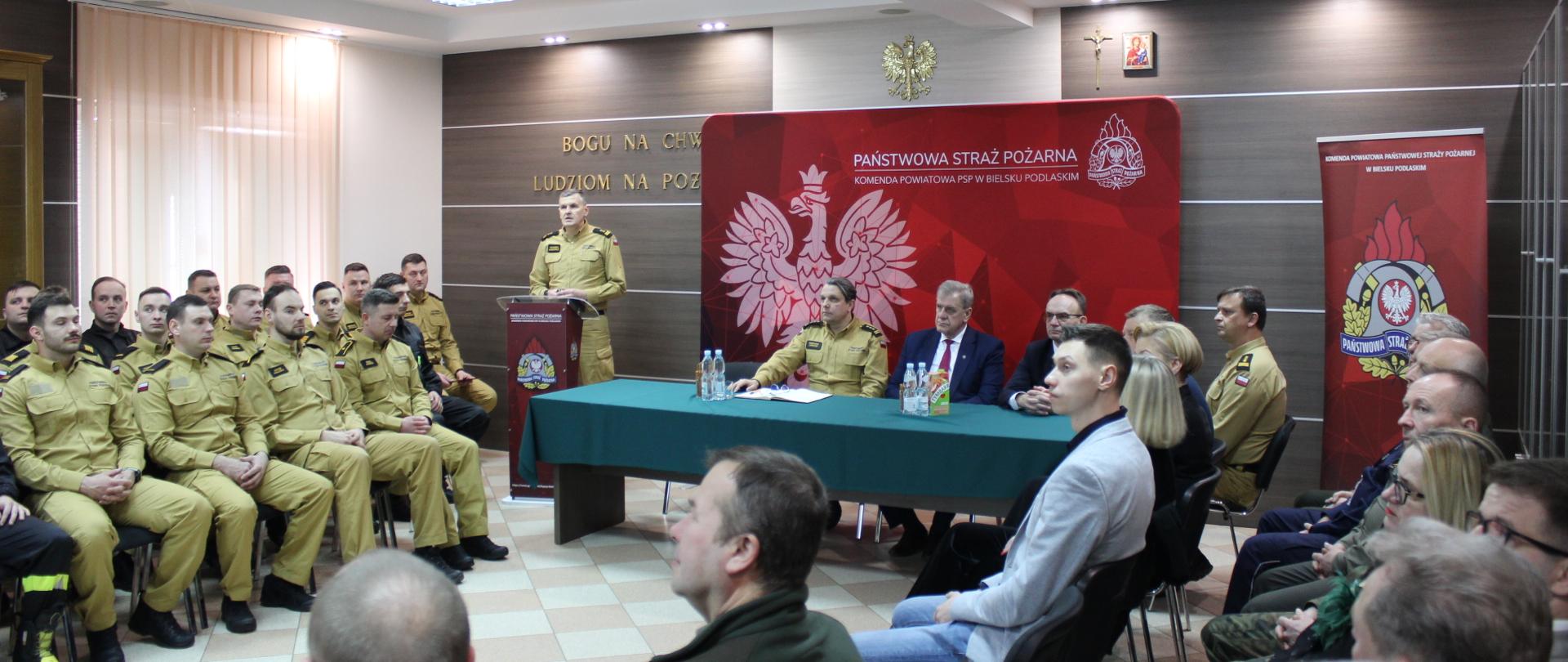 Narada podsumowująca funkcjonowanie ochrony przeciwpożarowej na terenie powiatu bielskiego za 2025 rok (19 lutego 2026 r.)