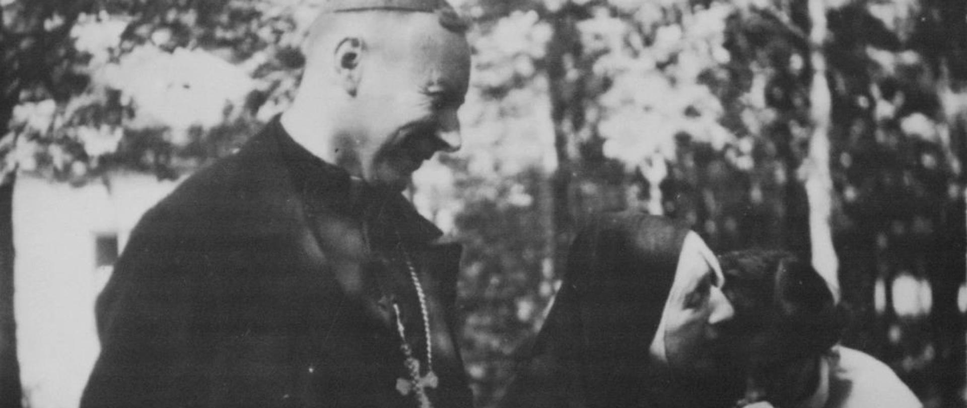 Stefan Wyszyński, Elżbieta Róża Czacka e Maria Okońska, Laski 1946