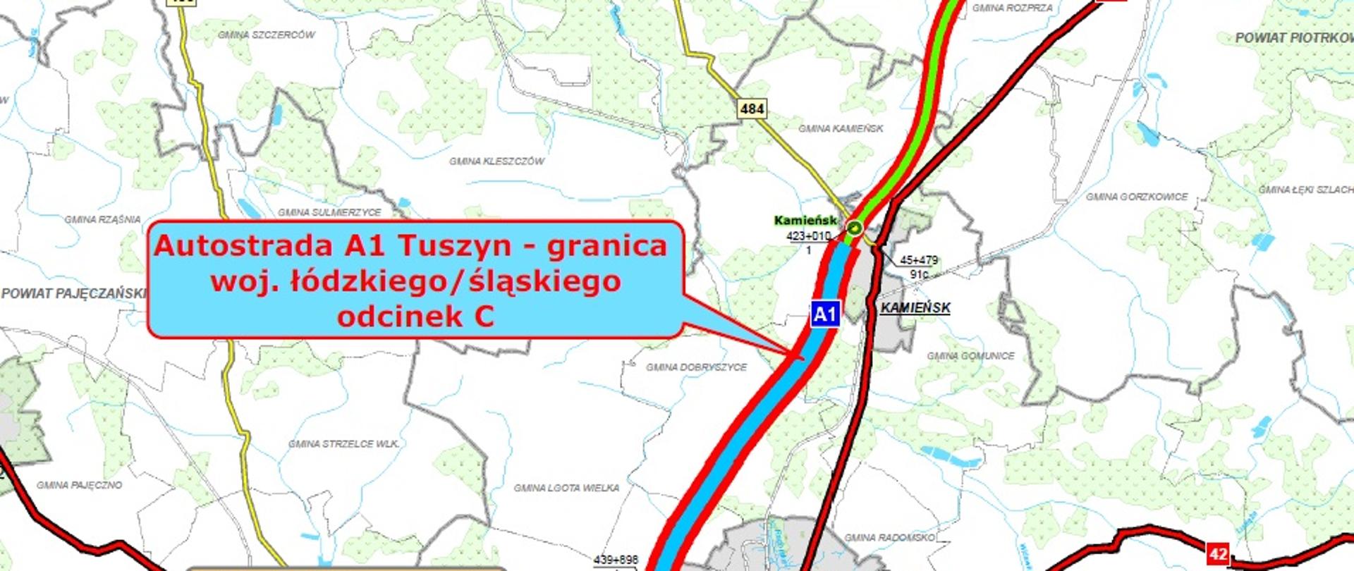 A1 Kamieńsk – Radomsko 