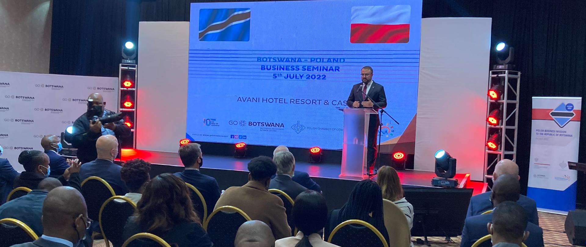 Deputy Minister Paweł Jabłoński holds consultations in Botswana 