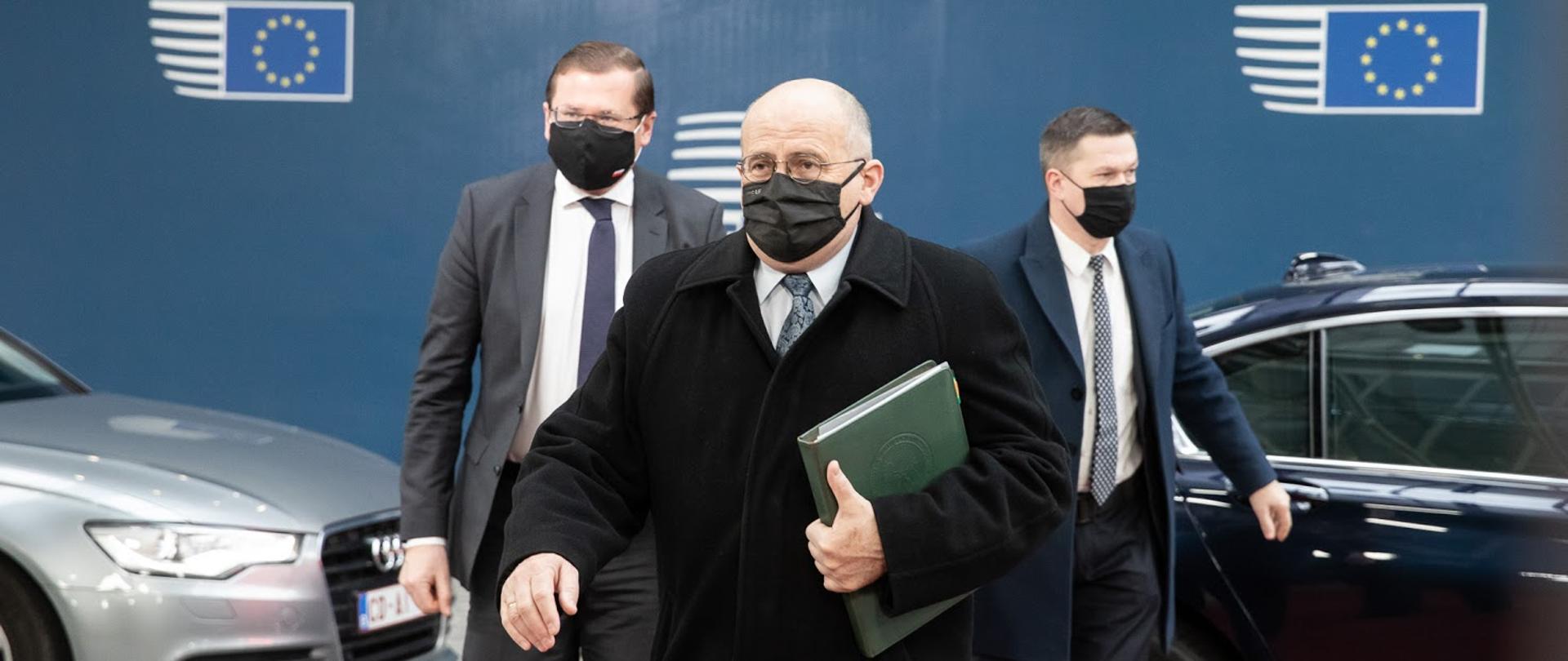 2021.03.22 Bruksela , Belgia . Minister Zbigniew Rau . FAC .Fot. Tymon Markowski / MSZ