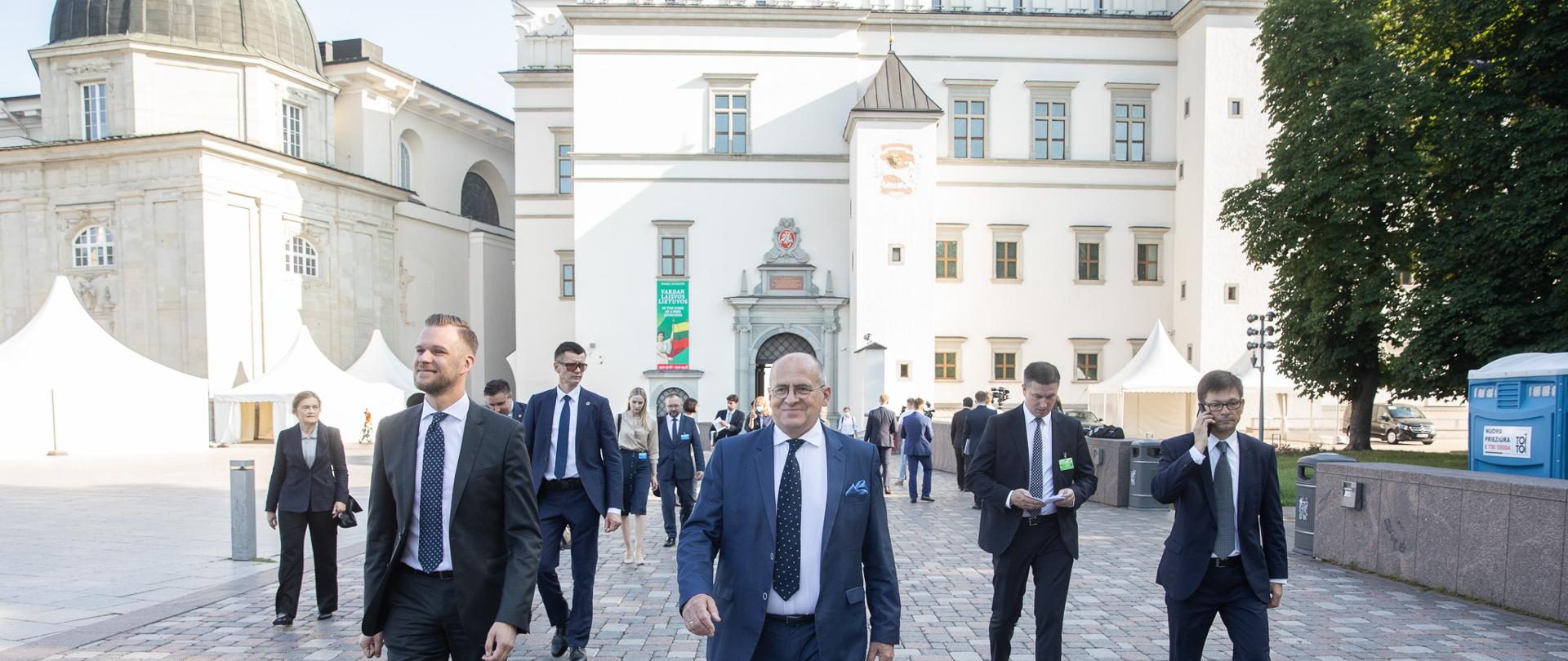 2021.07.07 Wilno , Litwa . Minister Zbigniew Rau . Delegacja do Wilno , Trojkat Lubelski .
Fot. Tymon Markowski / MSZ