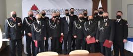 Uroczyste wręczenie decyzji o przyznaniu świadczenia ratowniczego strażakom ratownikom OSP
