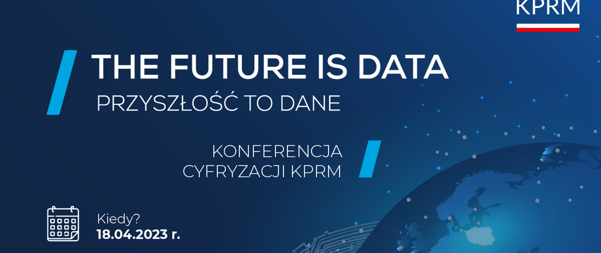 Międzynarodowa konferencja „The future is data. Przyszłość to dane” już w najbliższy wtorek!