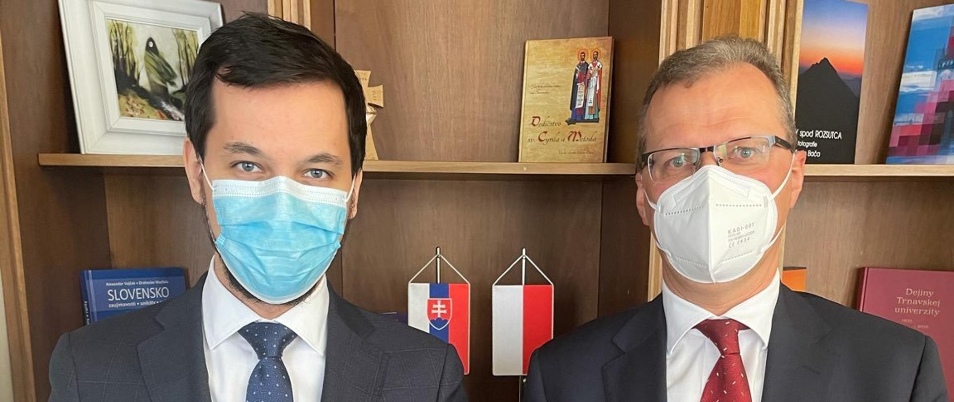 Spotkanie ambasadora z wiceprzewodniczącym słowackiego parlamentu