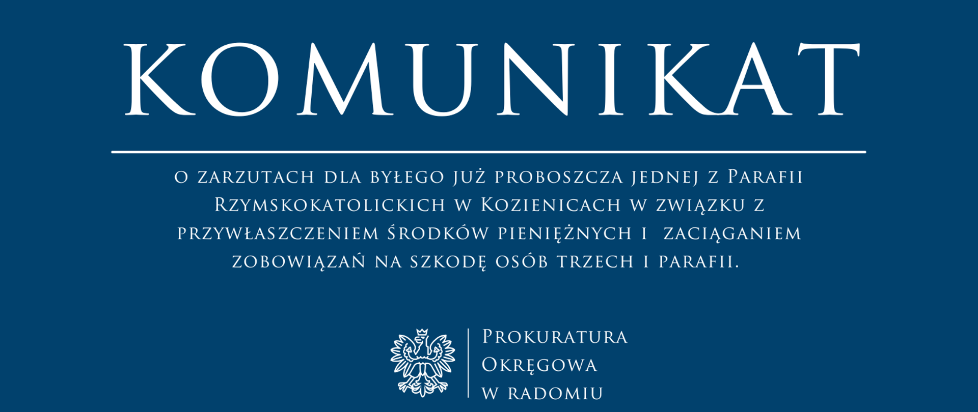 Komunikat proboszcz