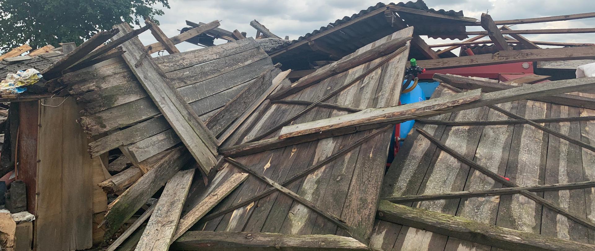 Skutki przejścia frontu burzowego na Mazowszu