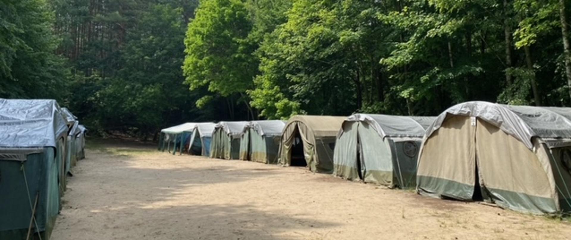 Wizyta strażaków podczas wypoczynku letniego